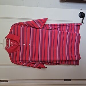 Adidas Clima Cool Golf Shirt Size L 100%Polyester